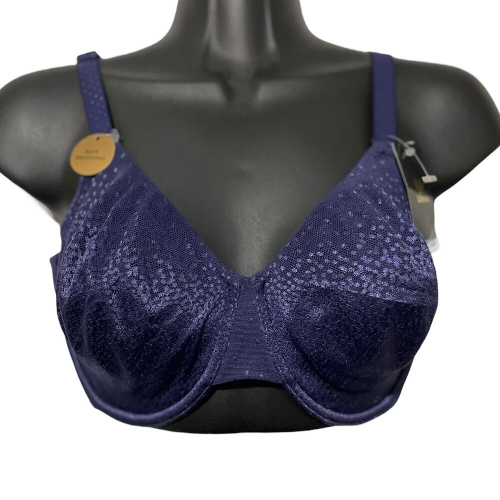 Wacoal Womens Bra Size 32DDD Back Appeal Unlined Full Coverage Underwire 855303